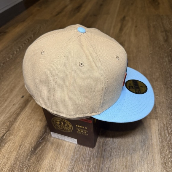 Montreal Expos Hat New Era Cap 8 59Fifty Snowcapped Patch Holiday Exclusive - Picture 7 of 8